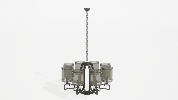 渲染模型_吊灯3715