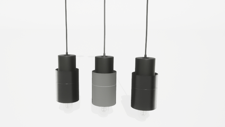 渲染模型_吊灯3722