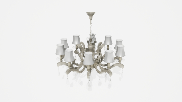 渲染模型_吊灯3734