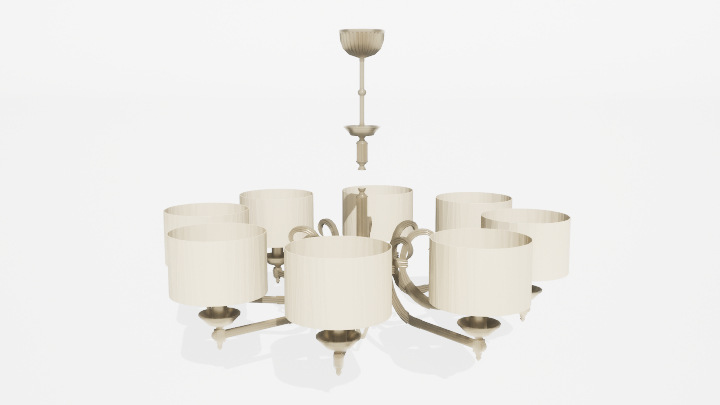 渲染模型_吊灯3752