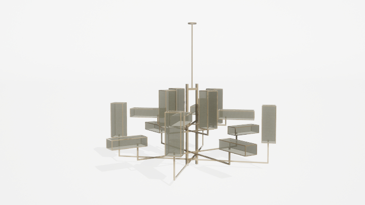 渲染模型_吊灯3767