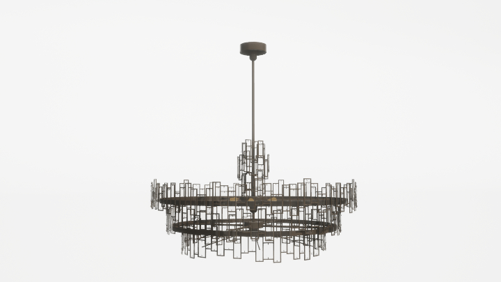 渲染模型_吊灯3784