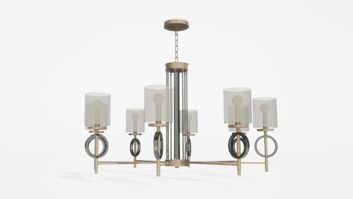 渲染模型_吊灯3789