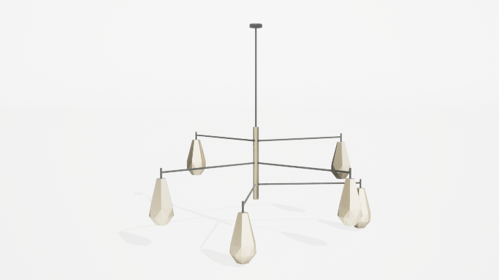 渲染模型_吊灯3795