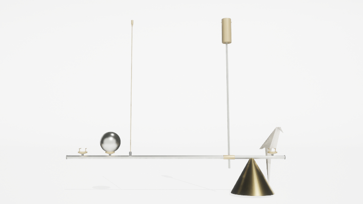 渲染模型_吊灯3898