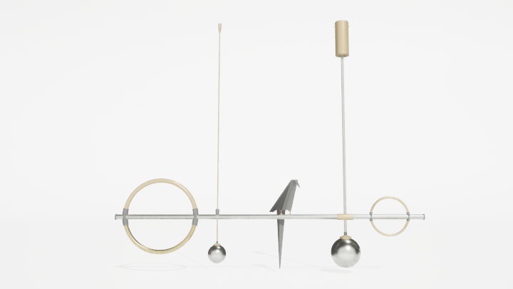 渲染模型_吊灯3899