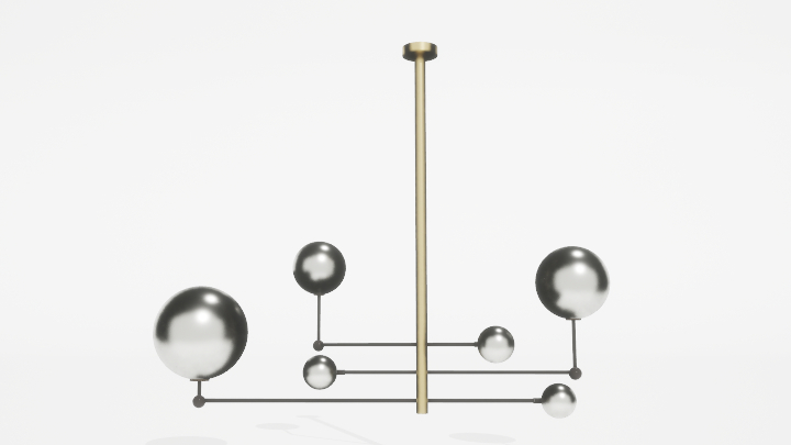 渲染模型_吊灯3901