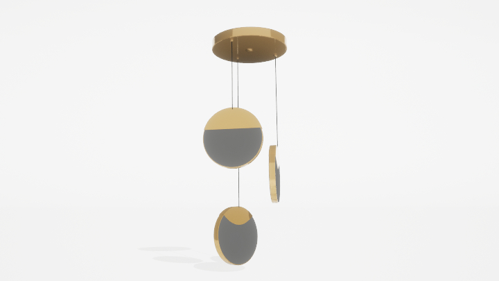 渲染模型_吊灯3934