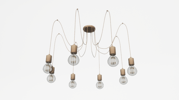 渲染模型_吊灯3965