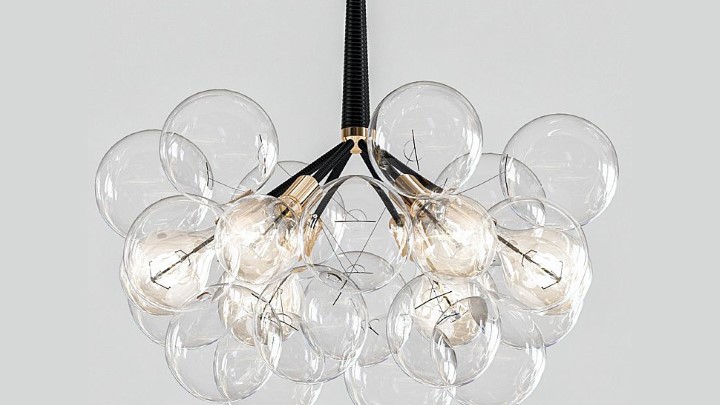 渲染模型_吊灯4037