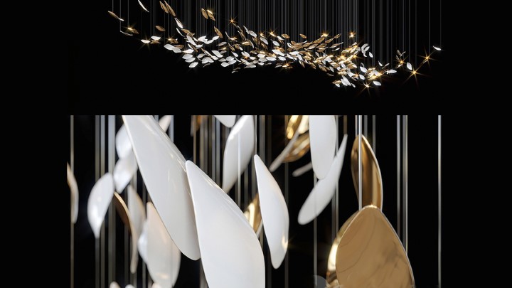 渲染模型_吊灯4055