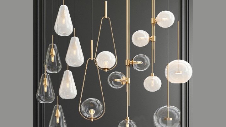 渲染模型_吊灯4065