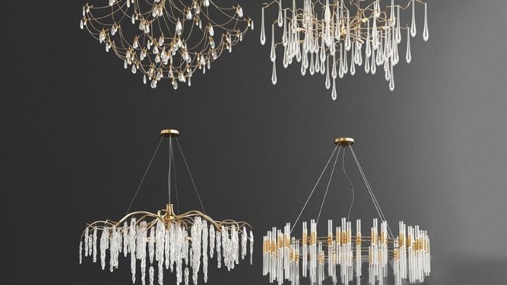 渲染模型_吊灯4154