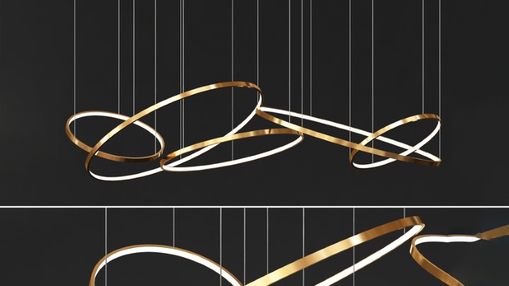 渲染模型_吊灯4155