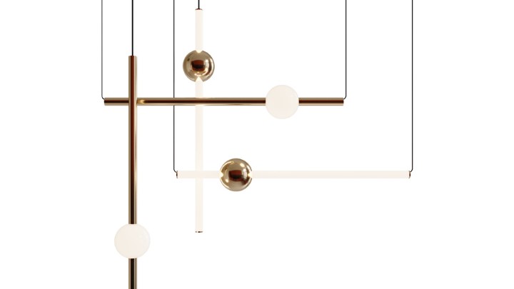 渲染模型_吊灯4316