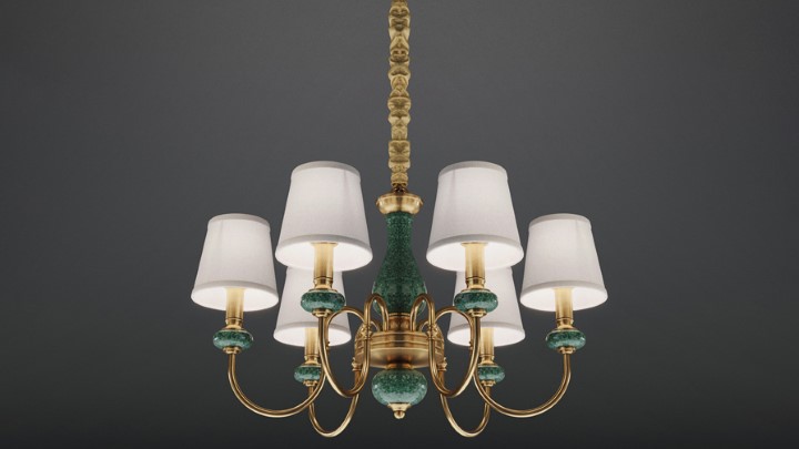 渲染模型_吊灯4320