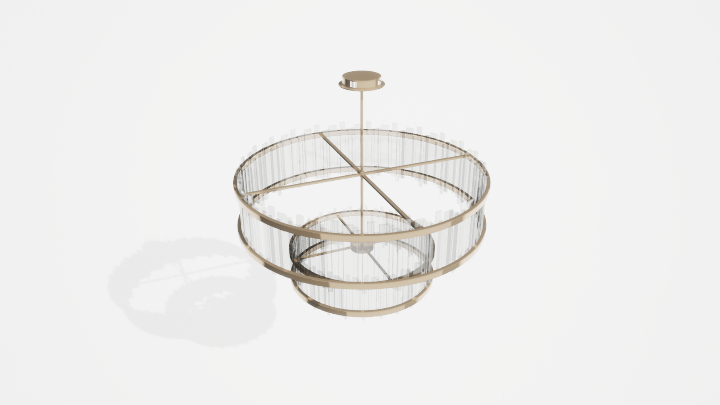 渲染模型_吊灯4345