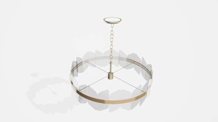 渲染模型_吊灯4348