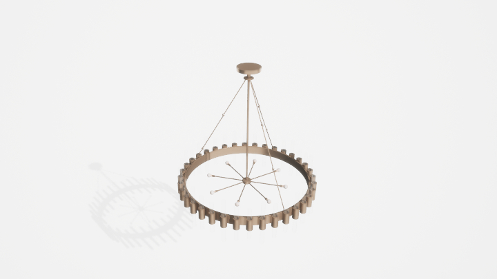 渲染模型_吊灯4363