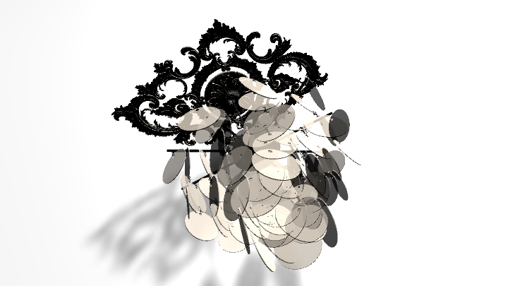 渲染模型_吊灯4387