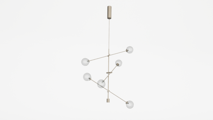 渲染模型_吊灯4418