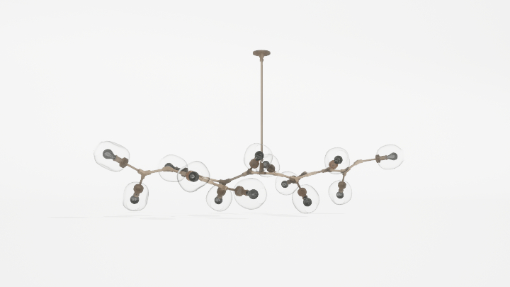 渲染模型_吊灯4440