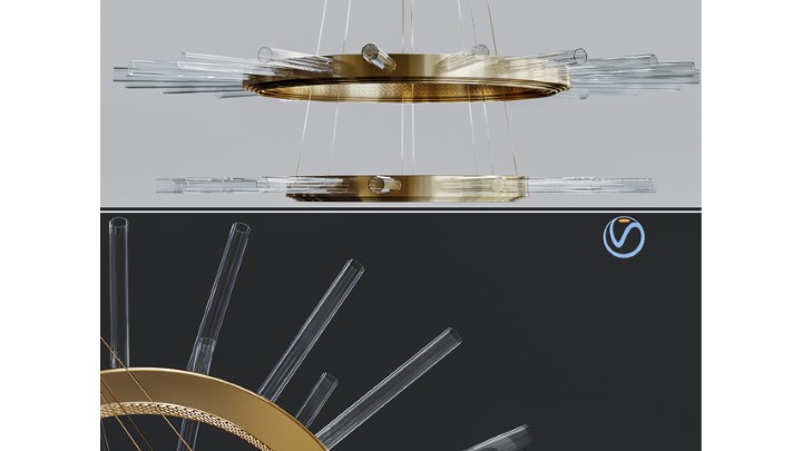 渲染模型_吊灯4468