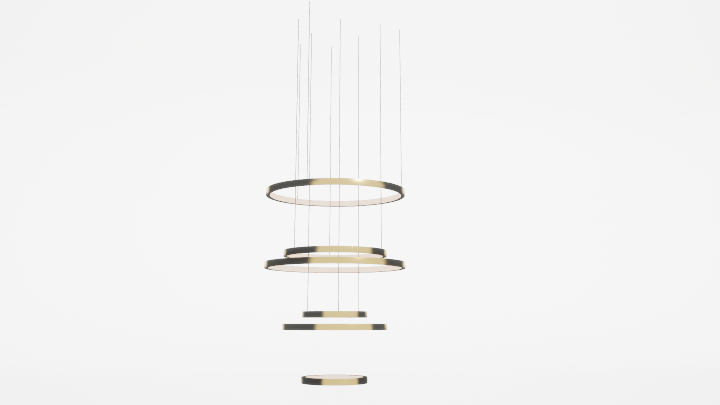 渲染模型_吊灯4504