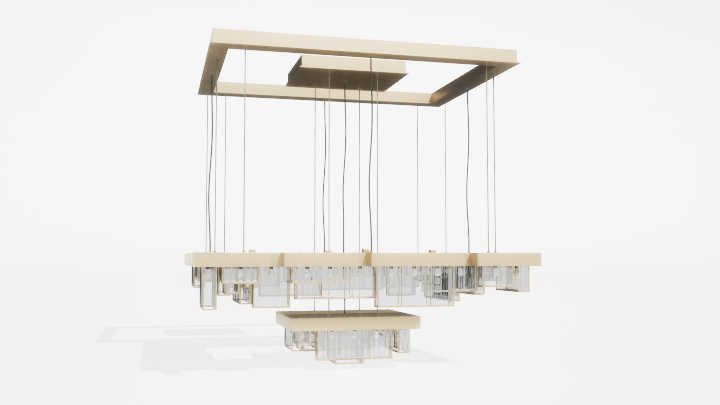 渲染模型_吊灯4515