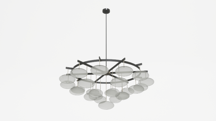 渲染模型_吊灯4530