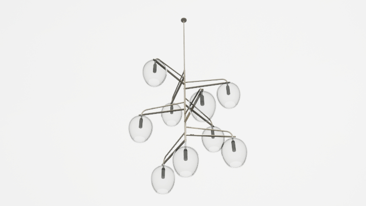 渲染模型_吊灯4542