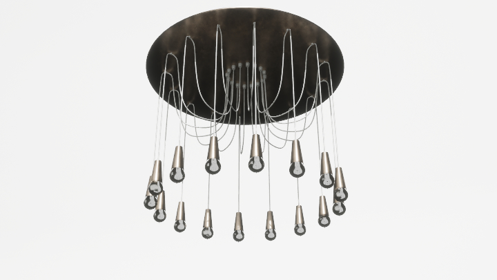 渲染模型_吊灯4546