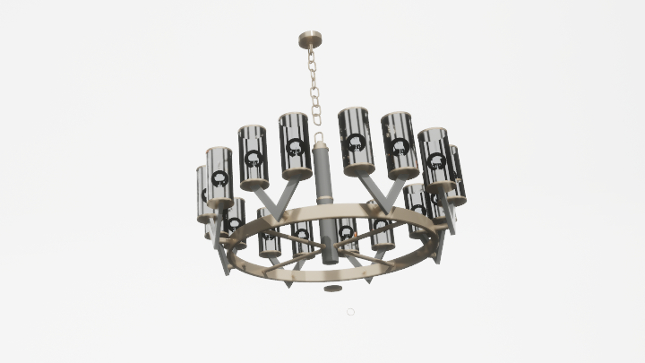 渲染模型_吊灯4556