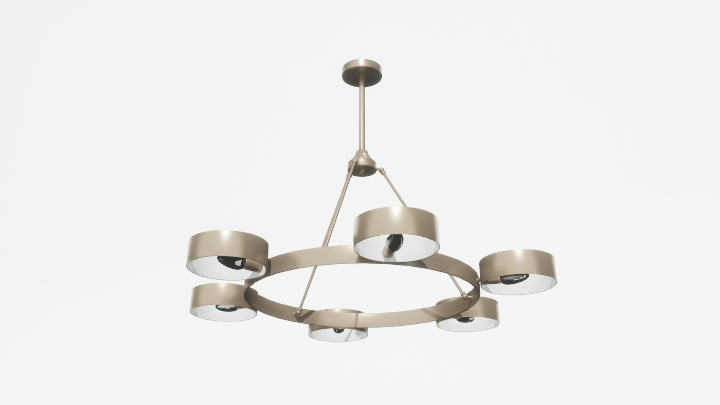 渲染模型_吊灯4589