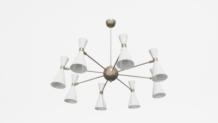 渲染模型_吊灯4591