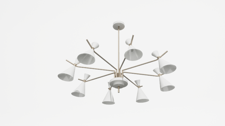 渲染模型_吊灯4592