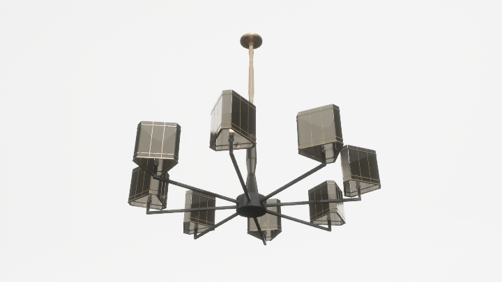 渲染模型_吊灯4597