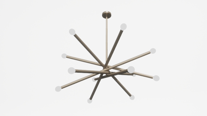 渲染模型_吊灯4601