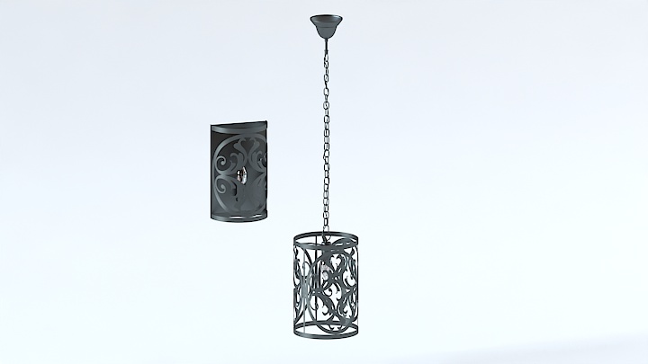 渲染模型_吊灯4617