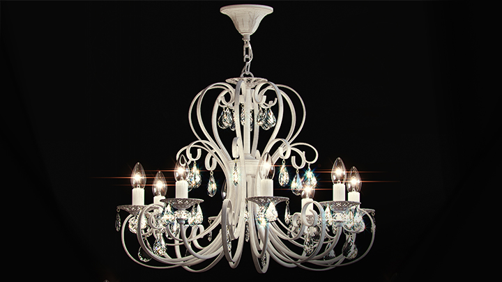 渲染模型_吊灯4653