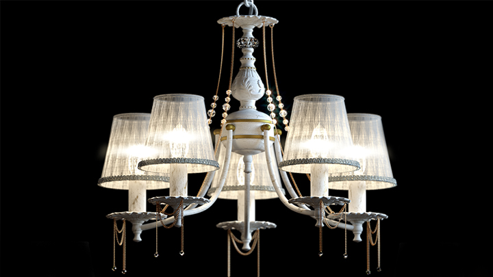 渲染模型_吊灯4655