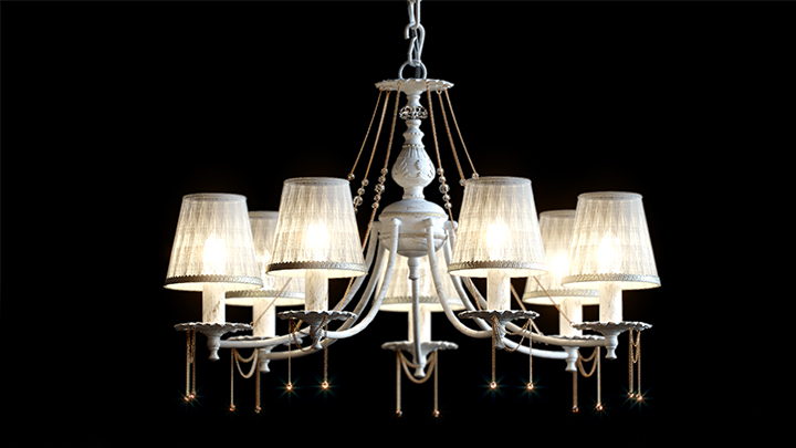 渲染模型_吊灯4657