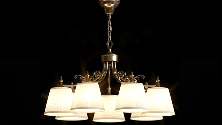 渲染模型_吊灯4664