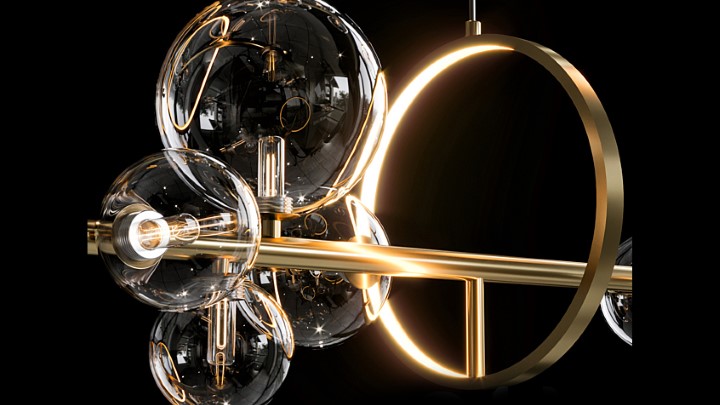 渲染模型_吊灯4677