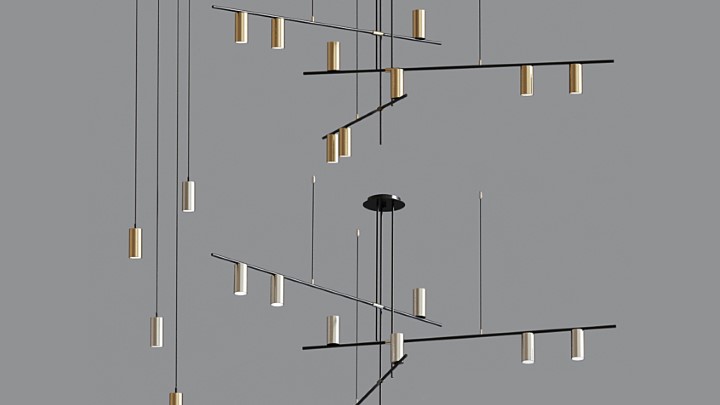 渲染模型_吊灯4680