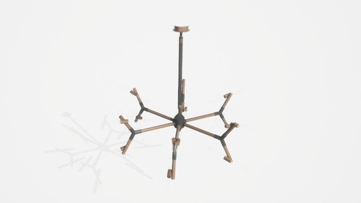 渲染模型_吊灯4714