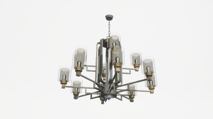 渲染模型_吊灯4881