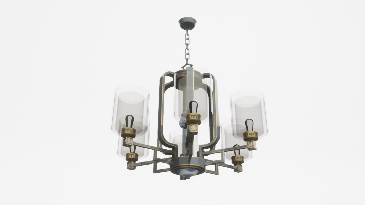 渲染模型_吊灯4882