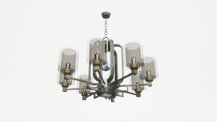 渲染模型_吊灯4883