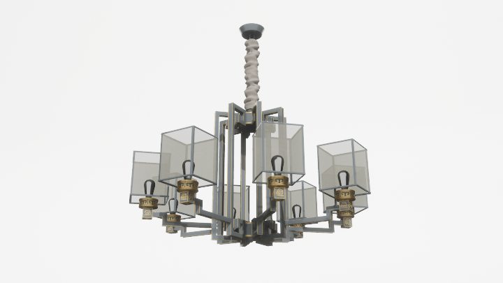 渲染模型_吊灯4926